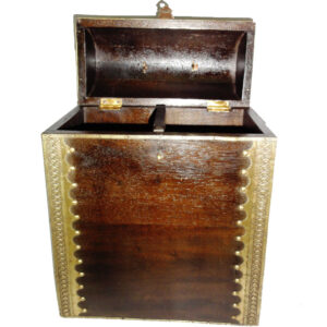 wooden antique wine bottle holder