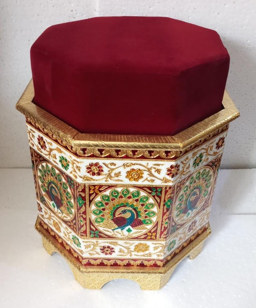 Rajasthani handicraft meenakari mudda